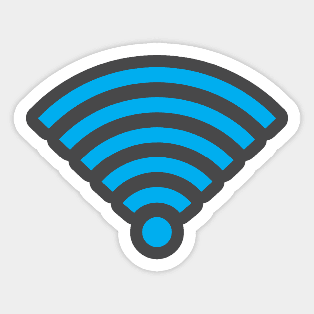 Wifi Signal Strength By Basement Mastermind Sticker by BasementMaster